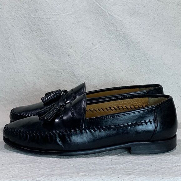 Vintage Sandro Moscoloni La Vida Tassel Loafers Mens Size 10M main image 2